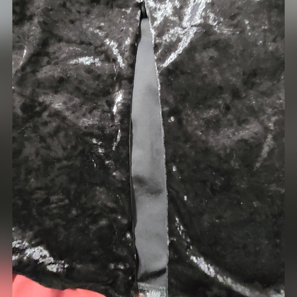 Anthropologie black velvet and lace top - Picture 6 of 10